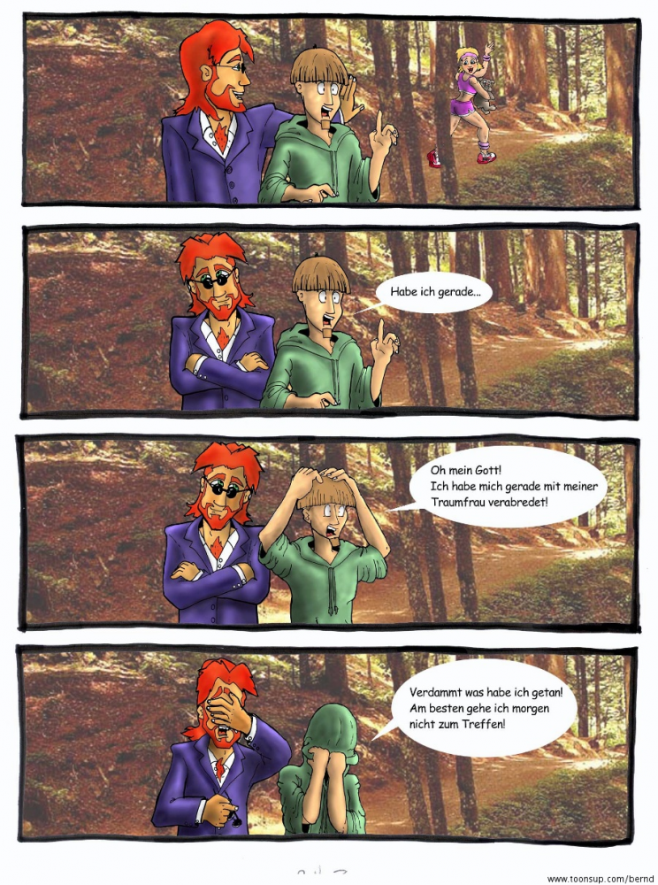 Comic: Arthur & Matthias (erste Seite) 3