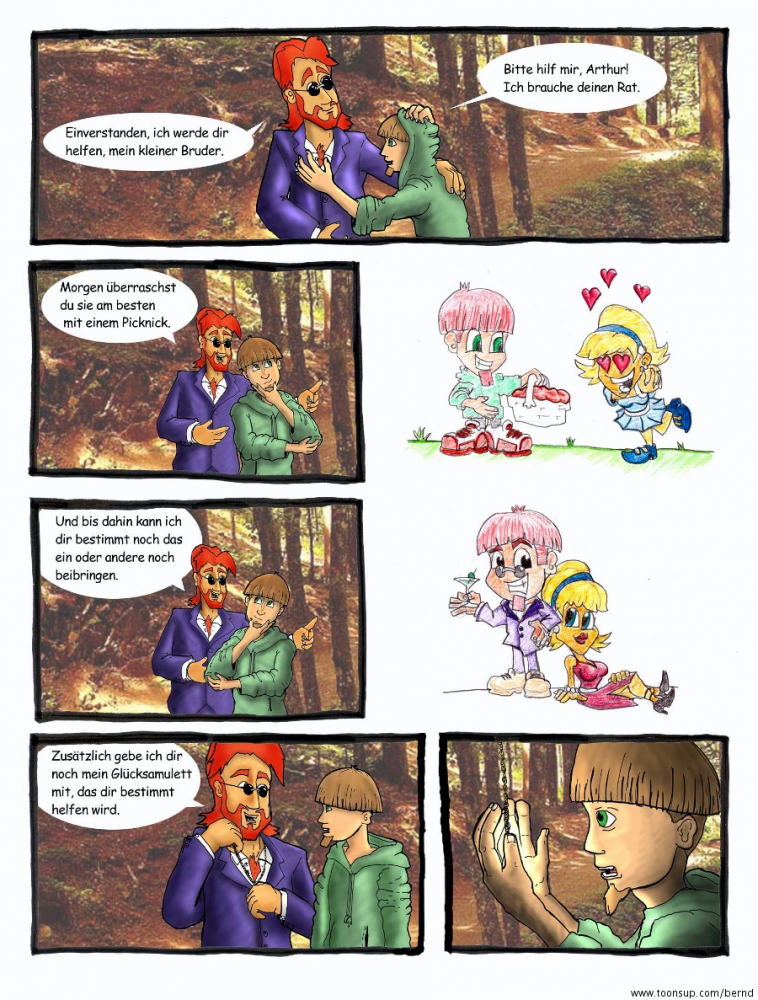 Comic: Arthur & Matthias (erste Seite) 4