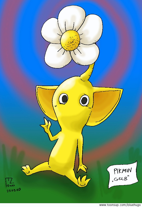 Illustration: VGC #020 - Pikmin 'Gelb' 1