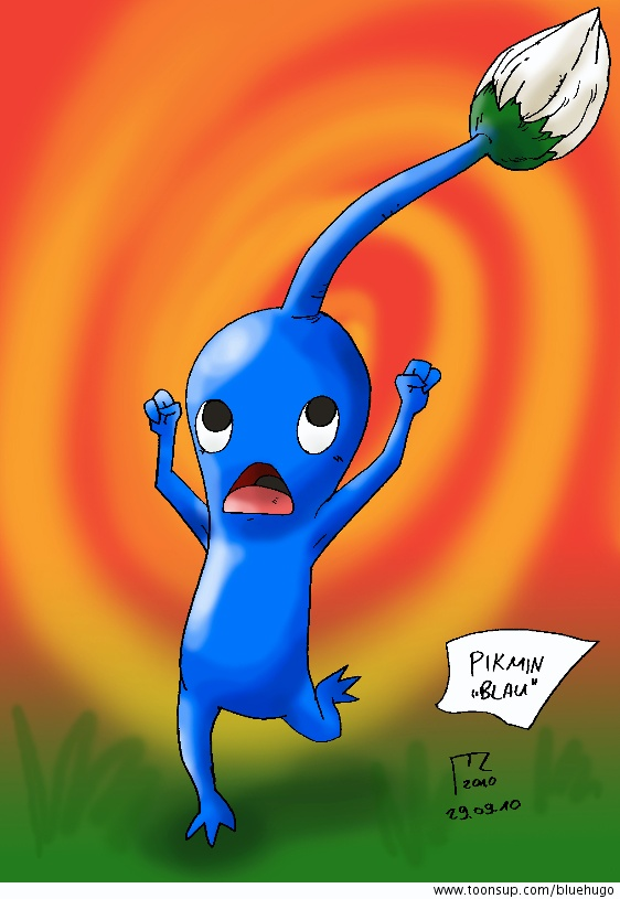 Illustration: VGC #021 - Pikmin 'Blau' 1