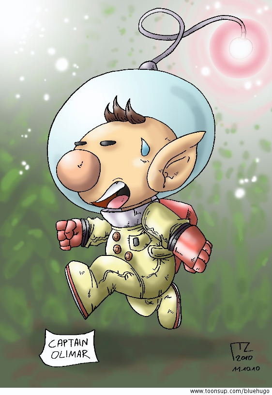 Illustration: VGC #037 - Captain Olimar 1