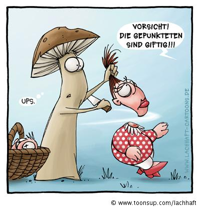 Cartoon: Pilzsuche (No. 209) 1