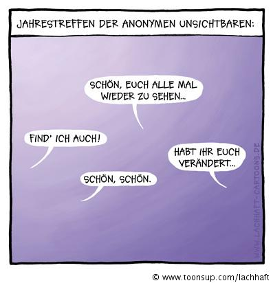 Cartoon: Jahrestreffen der anonymen Unsichtbaren. (No. 79) 1