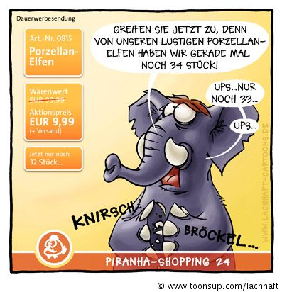 Cartoon: Shopping-TV (No. 285) 1