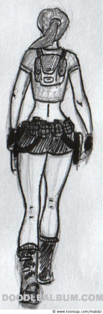 Concept Art / Character Design: lara .. 1