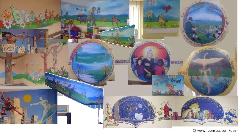 Illustration: Murals and Window Paintings 5