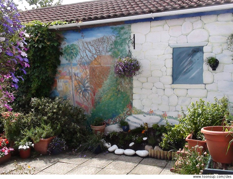Illustration: My backyard villa 2