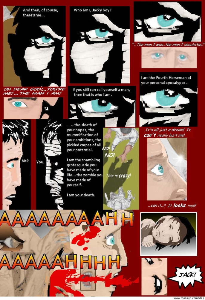 Karrikatur: Horsemen - Colour Page 1