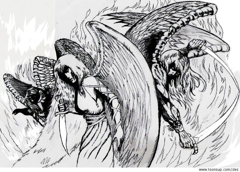 Illustration: Warrior Angels 1