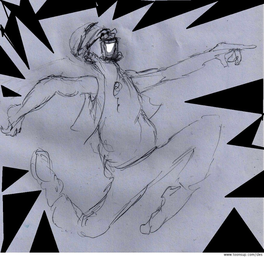 Cartoon: Riverdance - the rough draft! 2