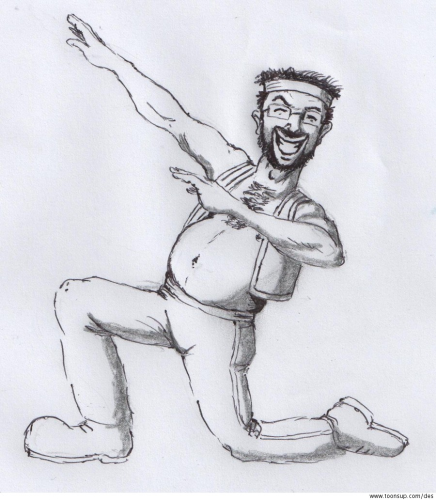 Cartoon: Riverdance - the rough draft! 6