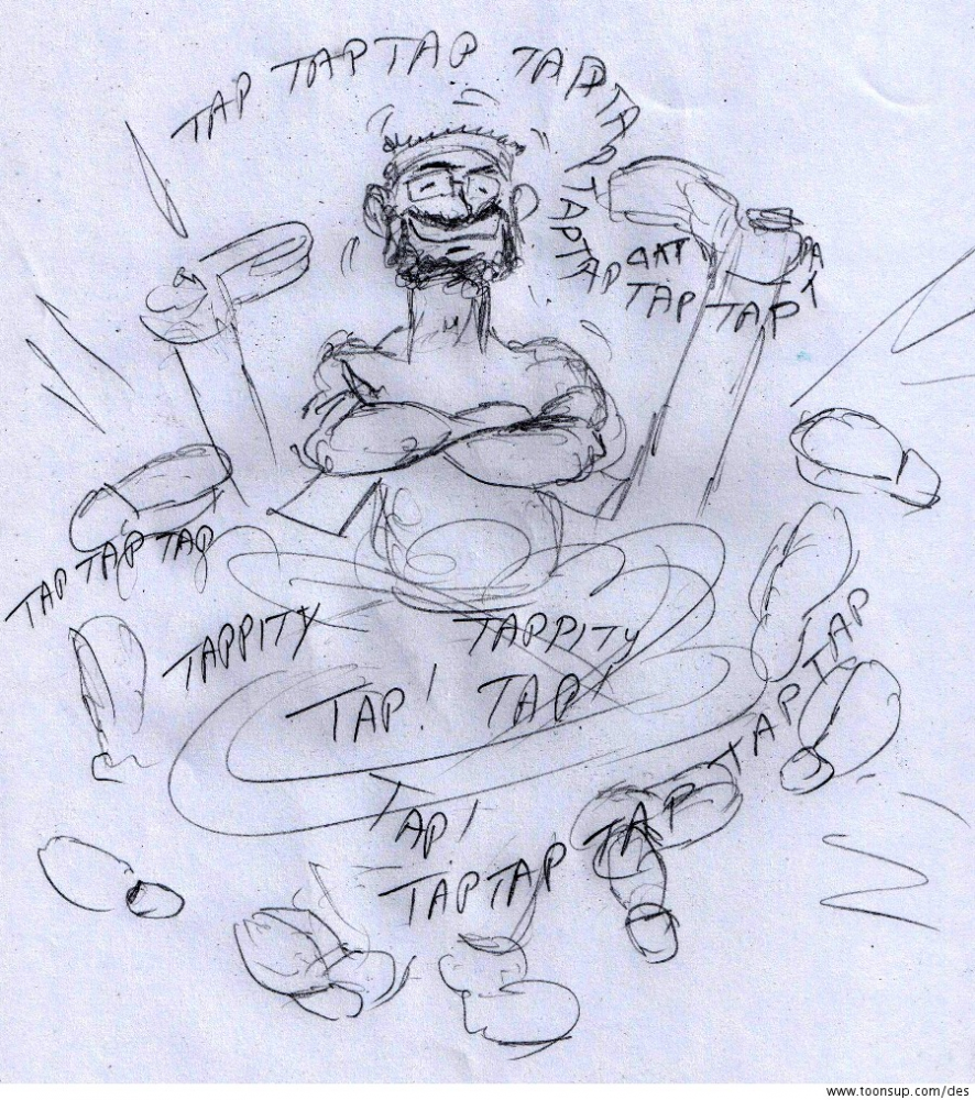 Cartoon: Riverdance - the rough draft! 9