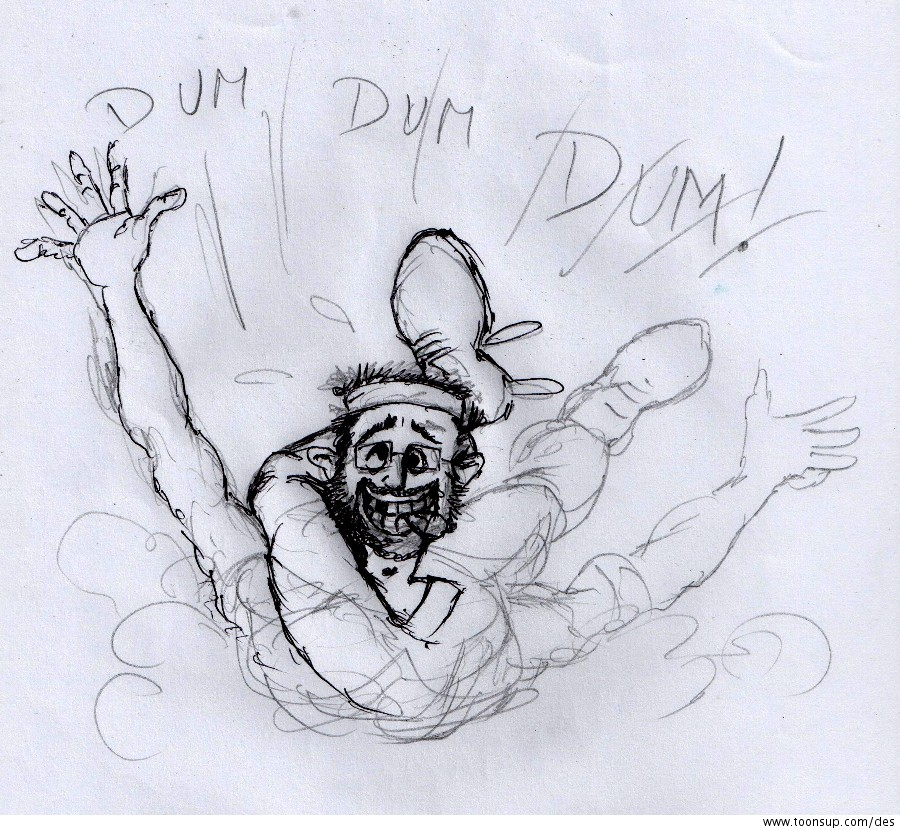 Cartoon: Riverdance - the rough draft! 10