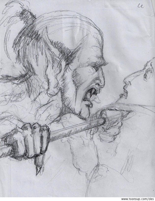 Illustration: The Tale of The Goblin and The Priest 2