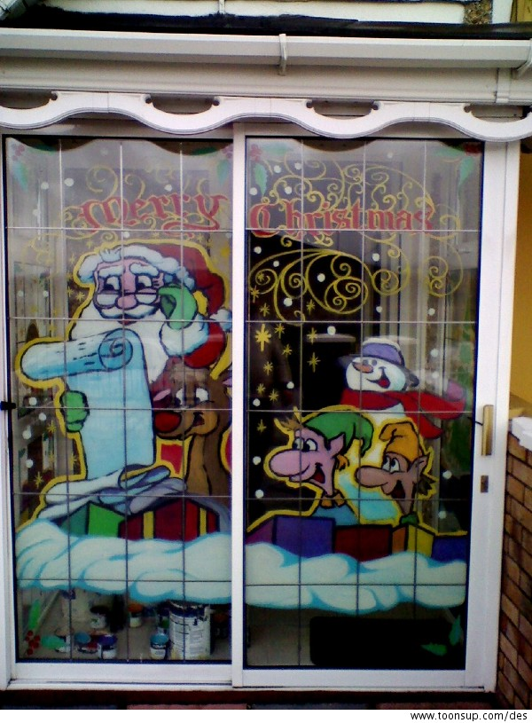 Cartoon: Christmas Porch 1
