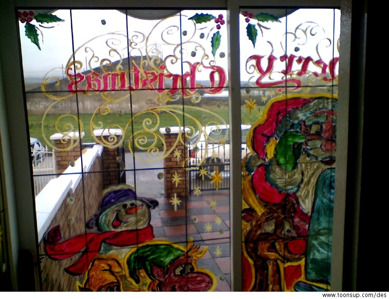 Cartoon: Christmas Porch 4