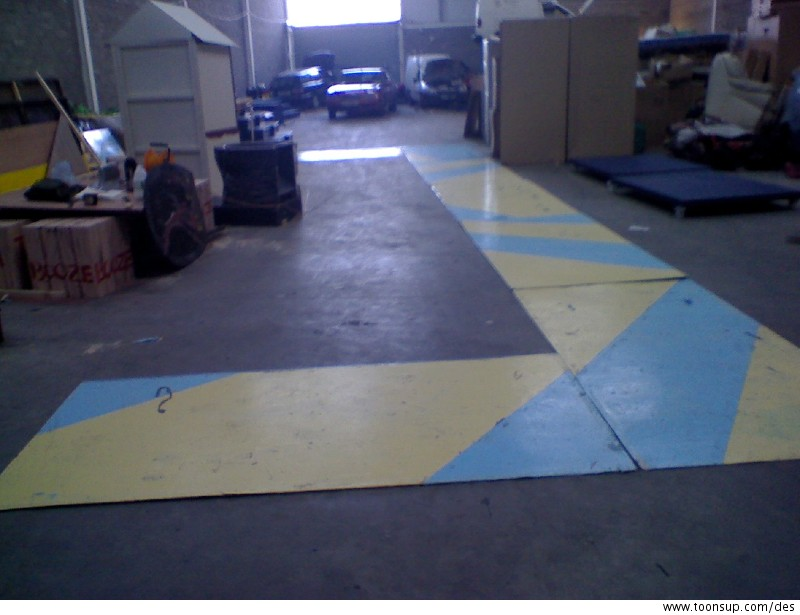 Other: Set painting for 'The Wiz' 2