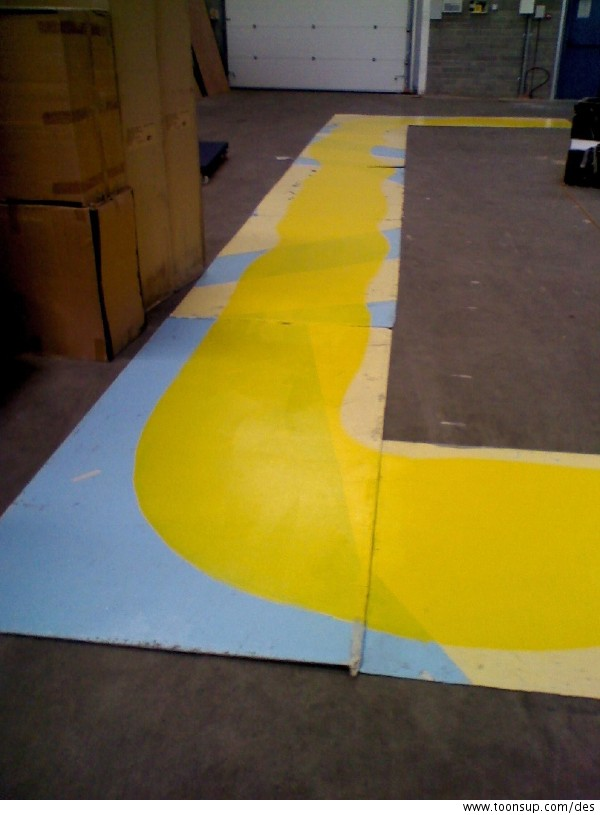 Other: Set painting for 'The Wiz' 3