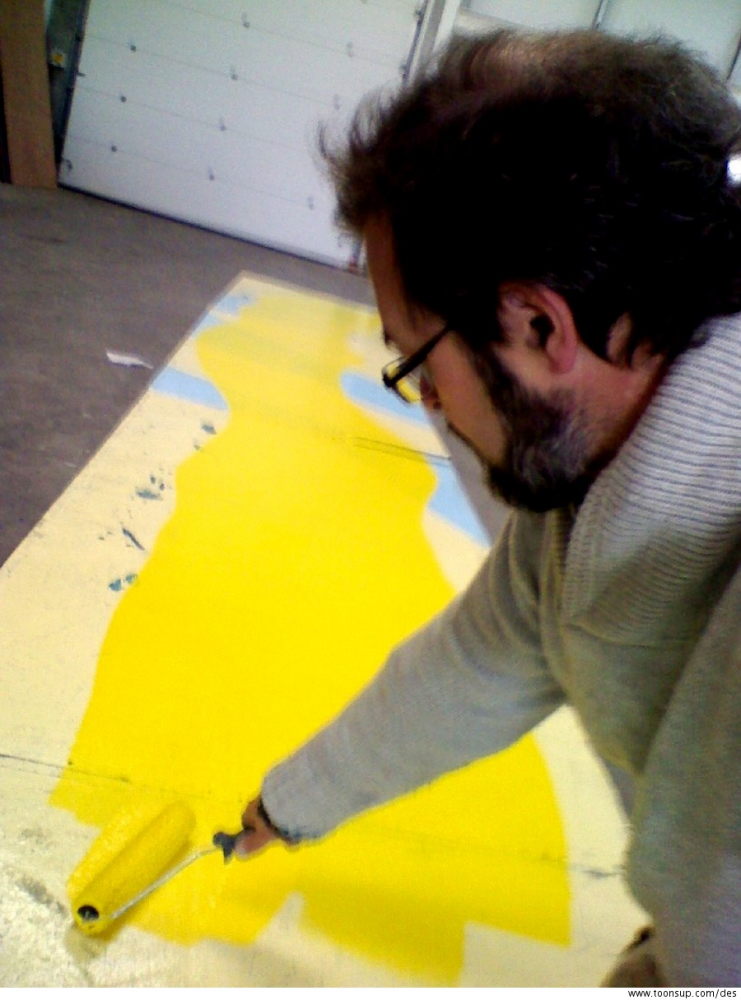 Other: Set painting for 'The Wiz' 4