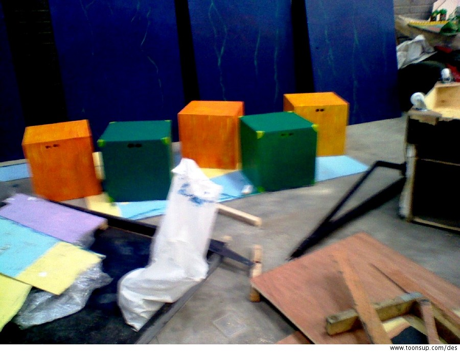 Other: Set painting for 'The Wiz' 13