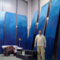 Set painting for 'The Wiz'