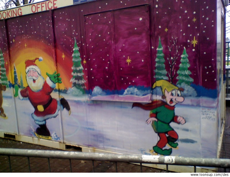 Cartoon: Santa on Ice 4