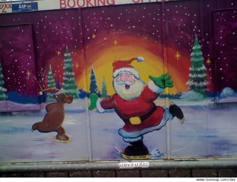 Cartoon: Santa on Ice 5