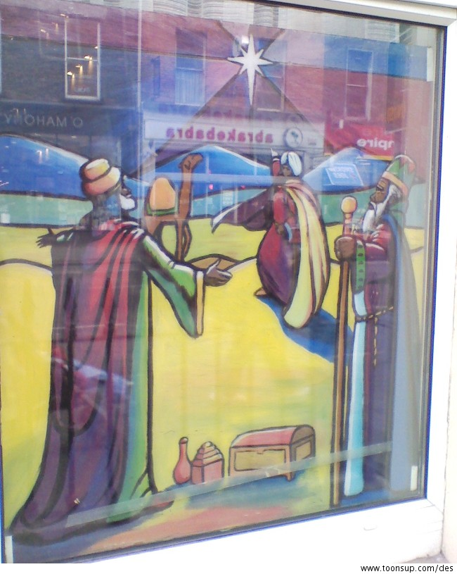 Illustration: Nativity - Windows for the Priory 4