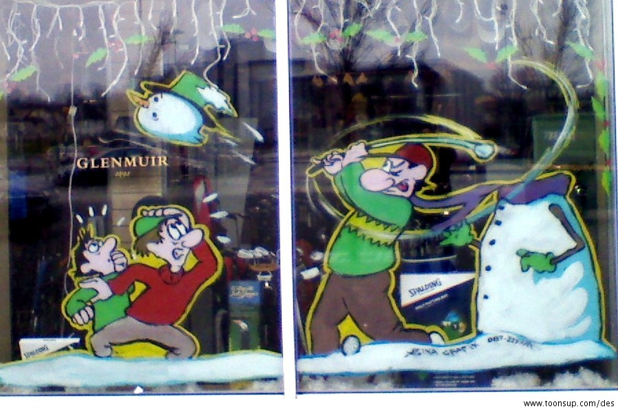 Cartoon: Snowballs n Golfballs 1