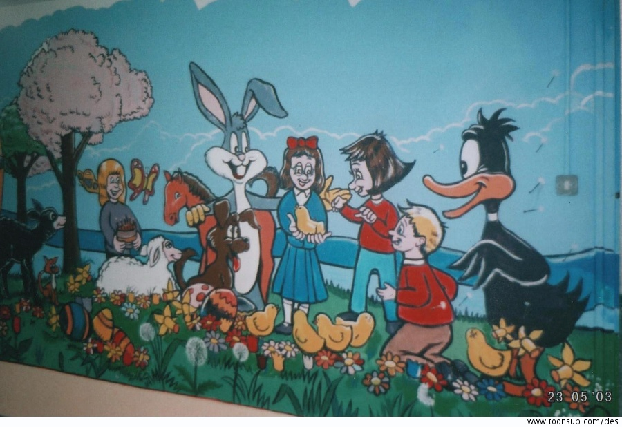 Illustration: Easter mural 1