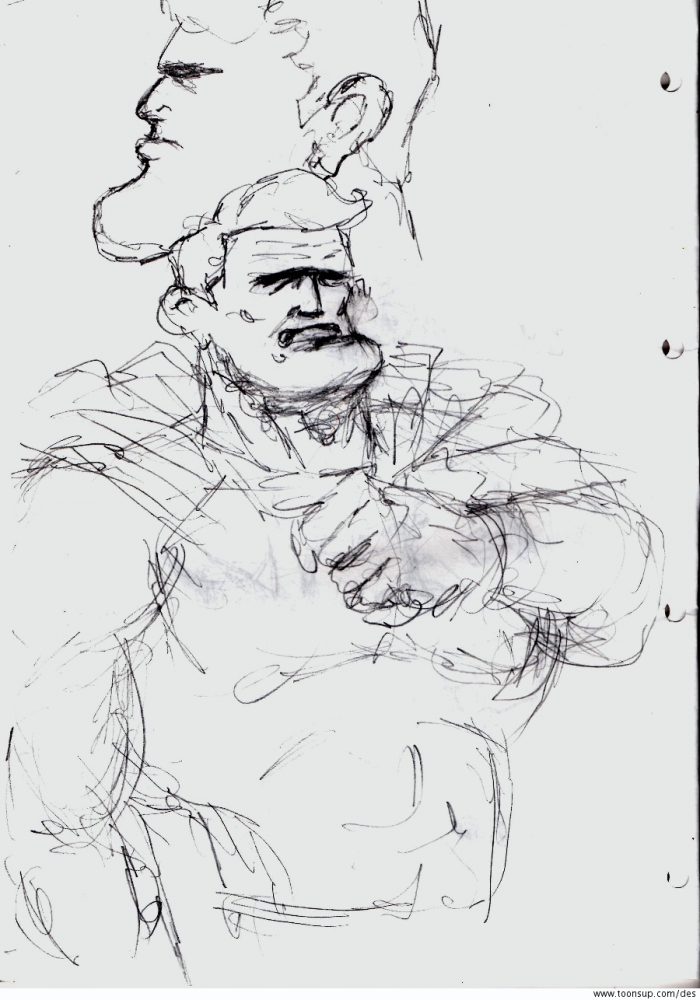 Illustration: Sketches on a train 2