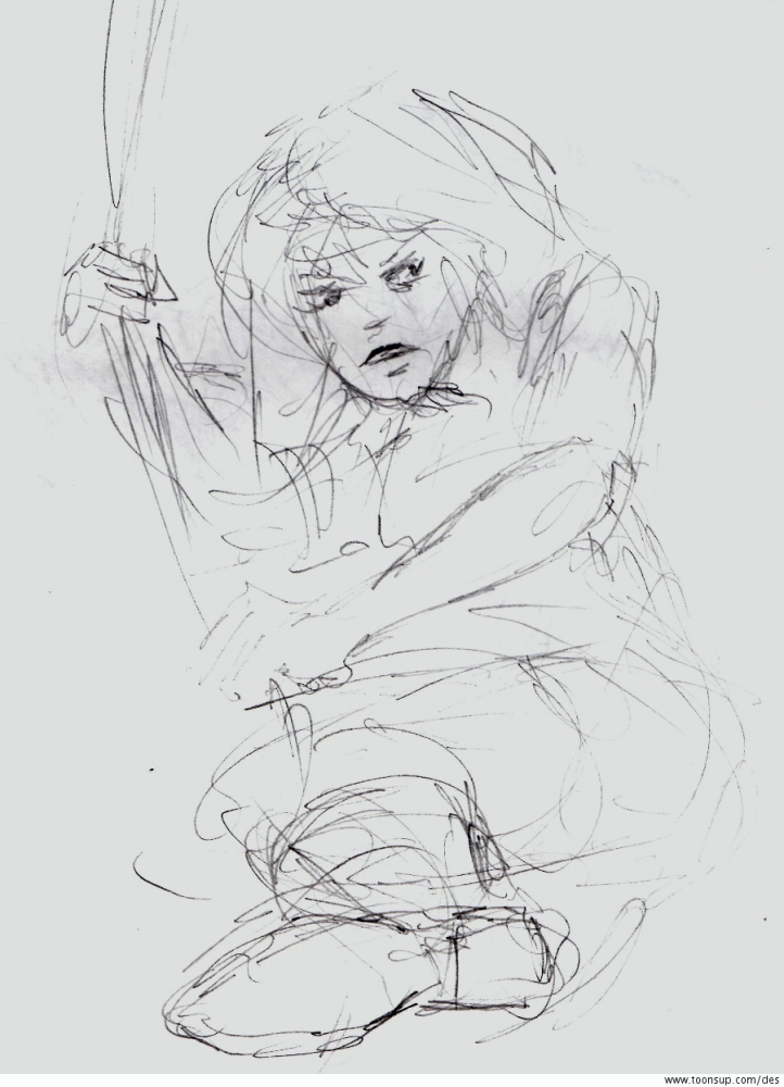 Illustration: Sketches on a train 5