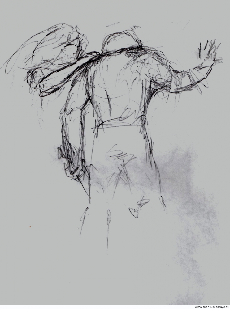 Illustration: Sketches on a train 8