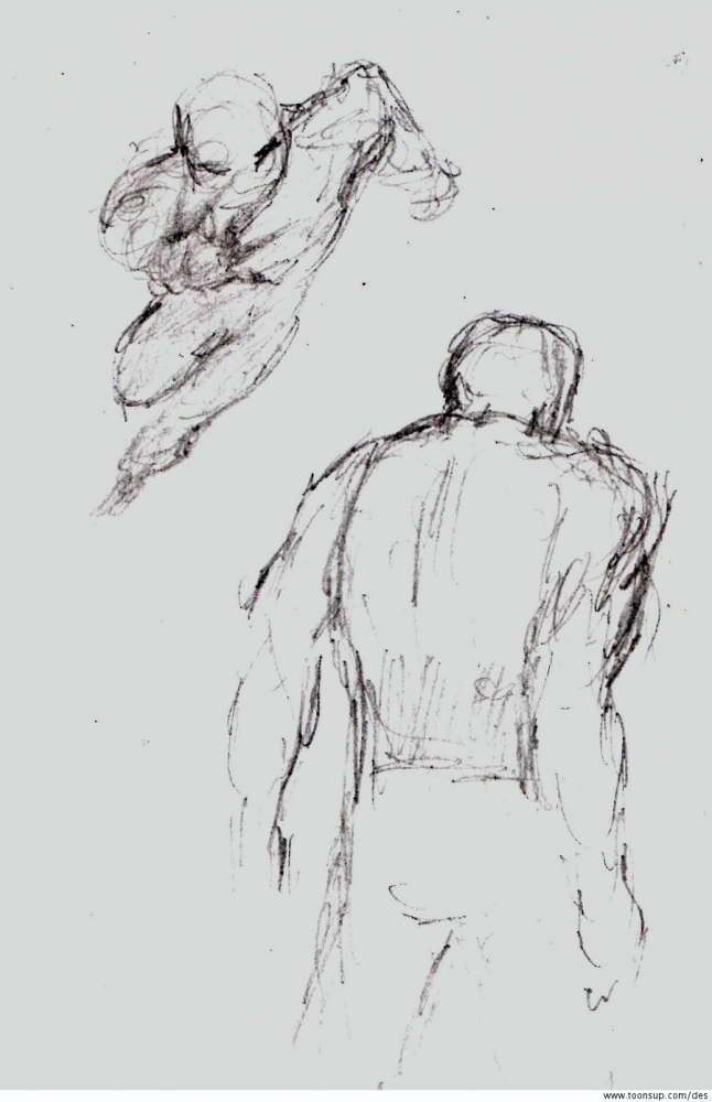Illustration: Sketches on a train 9