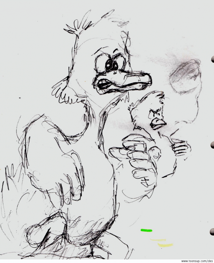 Illustration: Sketches on a train 12