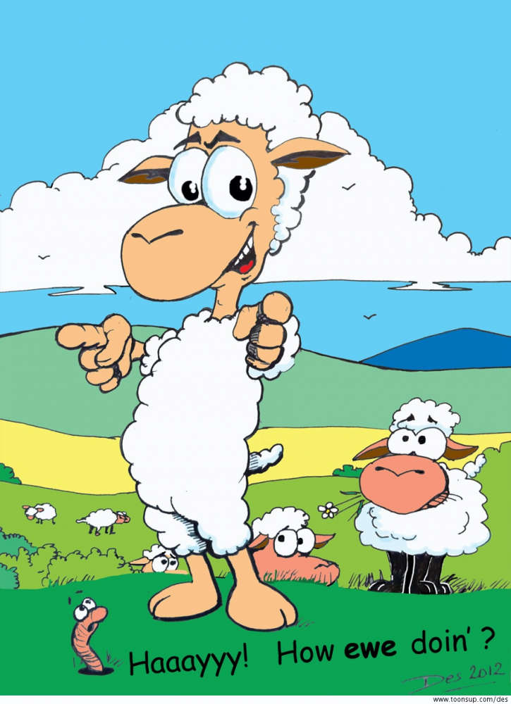 Cartoon: How Ewe Doin'? 1