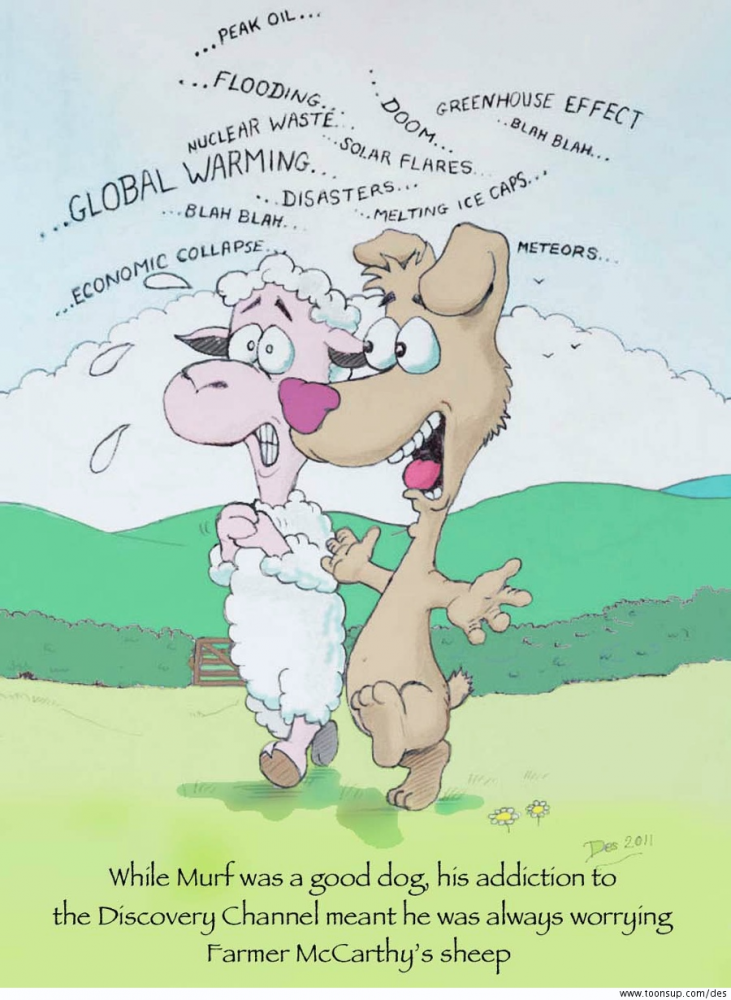 Cartoon: Worrying Sheep 1