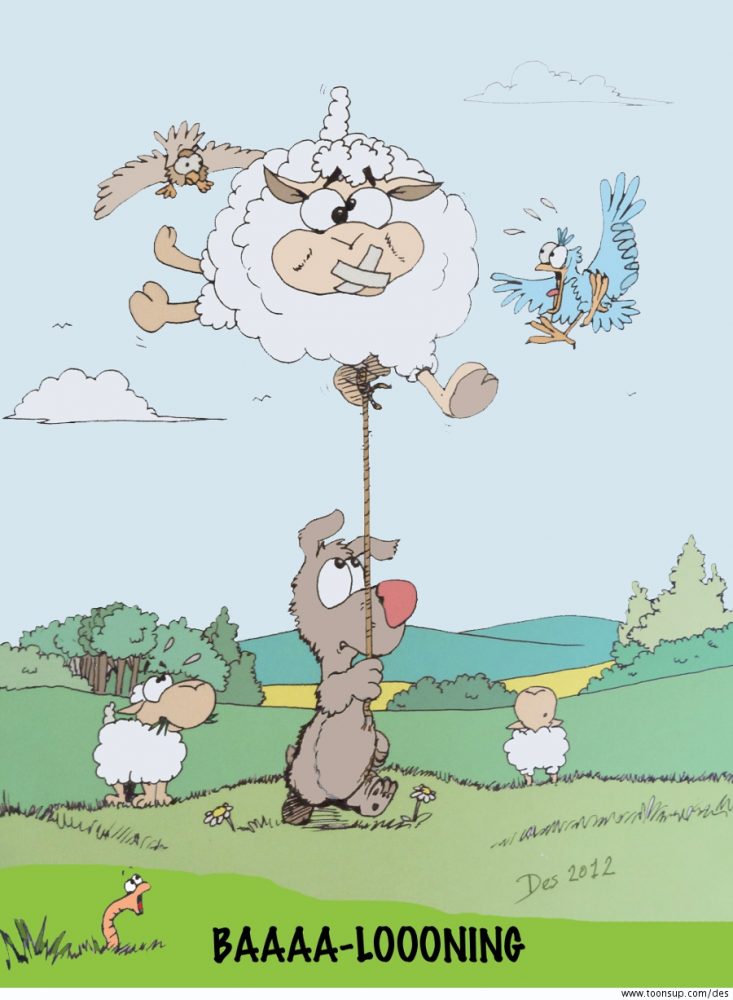 Cartoon: Baaaaa-looning 1