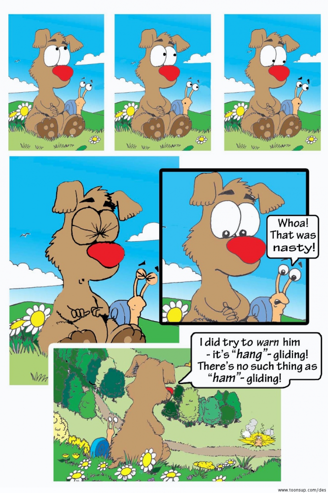 Cartoon: Extreme Hamgliding 1