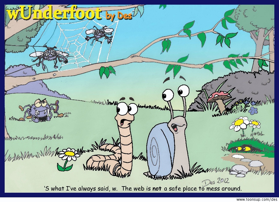 Cartoon: Terror on the Web 1