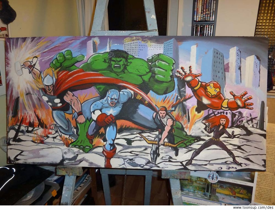 Illustration: Heroes Assemble Revisited 2
