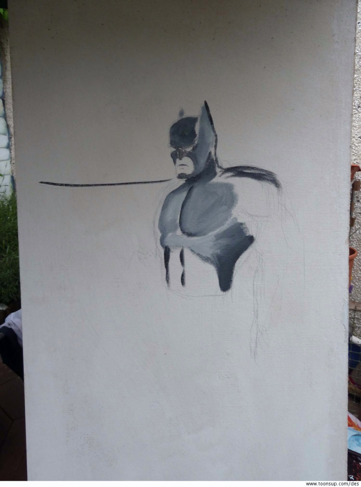 Illustration: Rainy Knight In Gotham 3