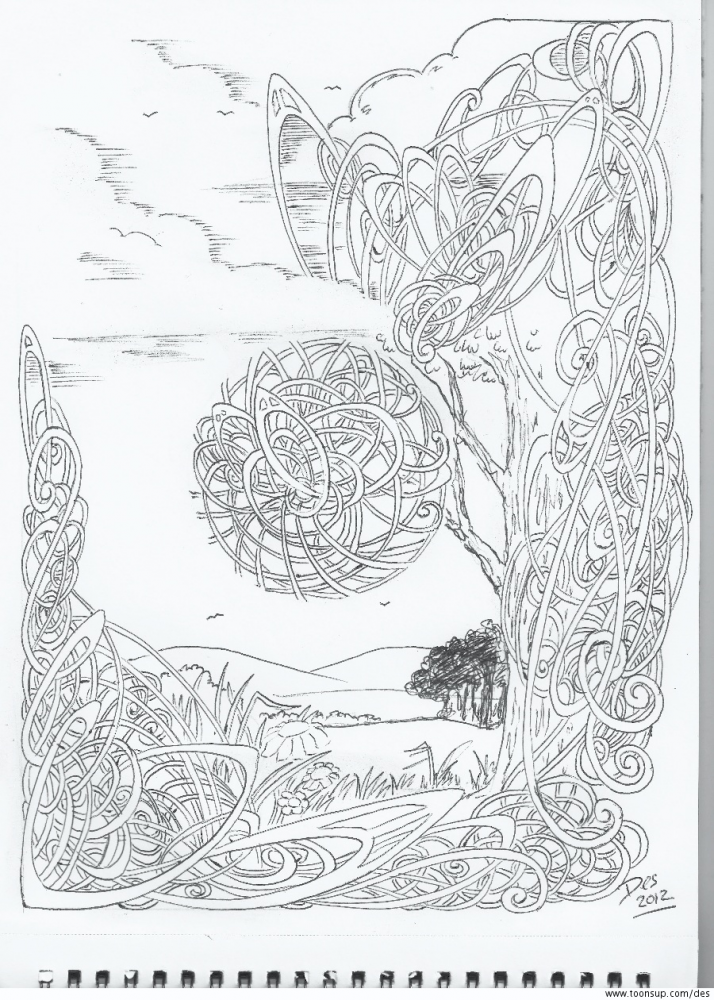 Illustration: Celtic Doodle 1