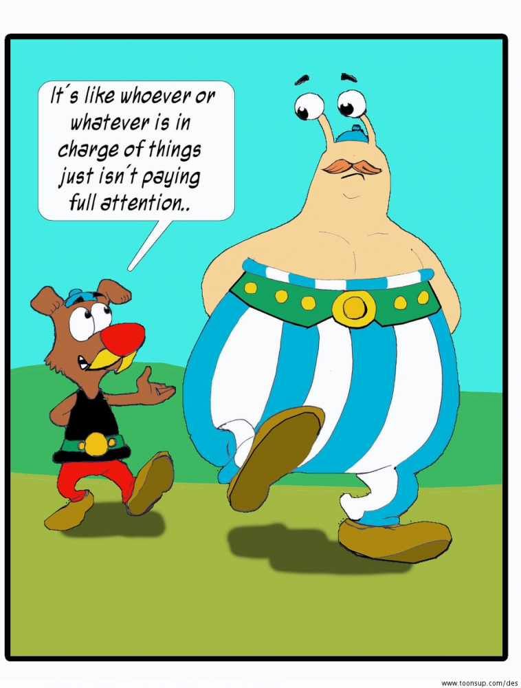 Cartoon: Holy Metafiction, Batmurf! 2