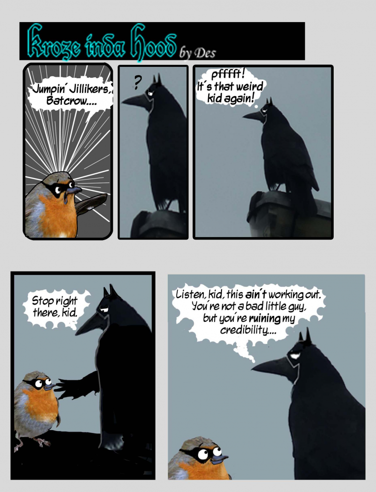 Comic: Robin Bites Bat! 1