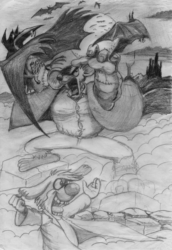 Cartoon: Murfenstein's Monster VS Count Crowcula 1