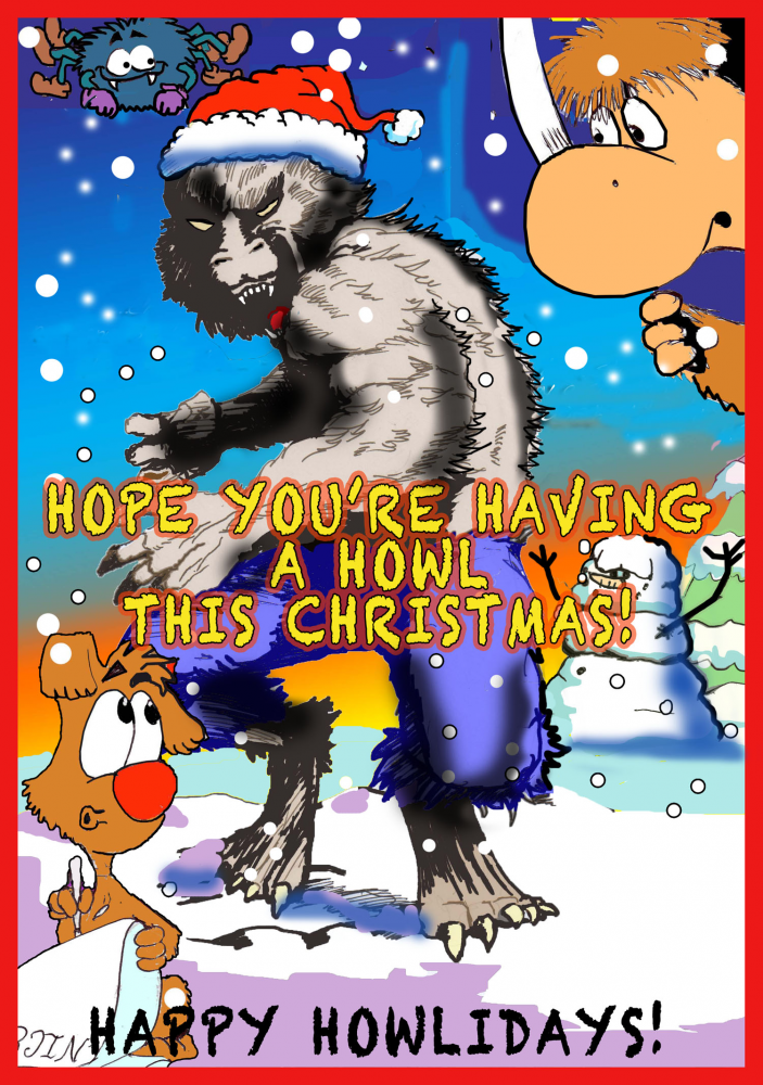 Cartoon: Happy Howlidays! 1