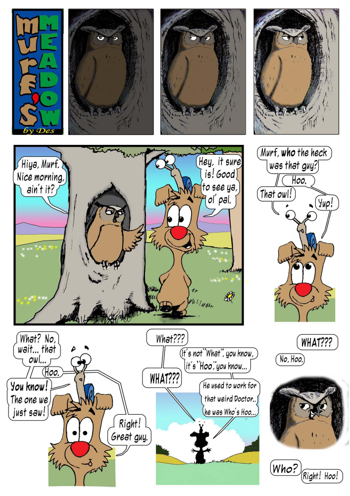 Comic: Who's Hoo?  Who knew? 1
