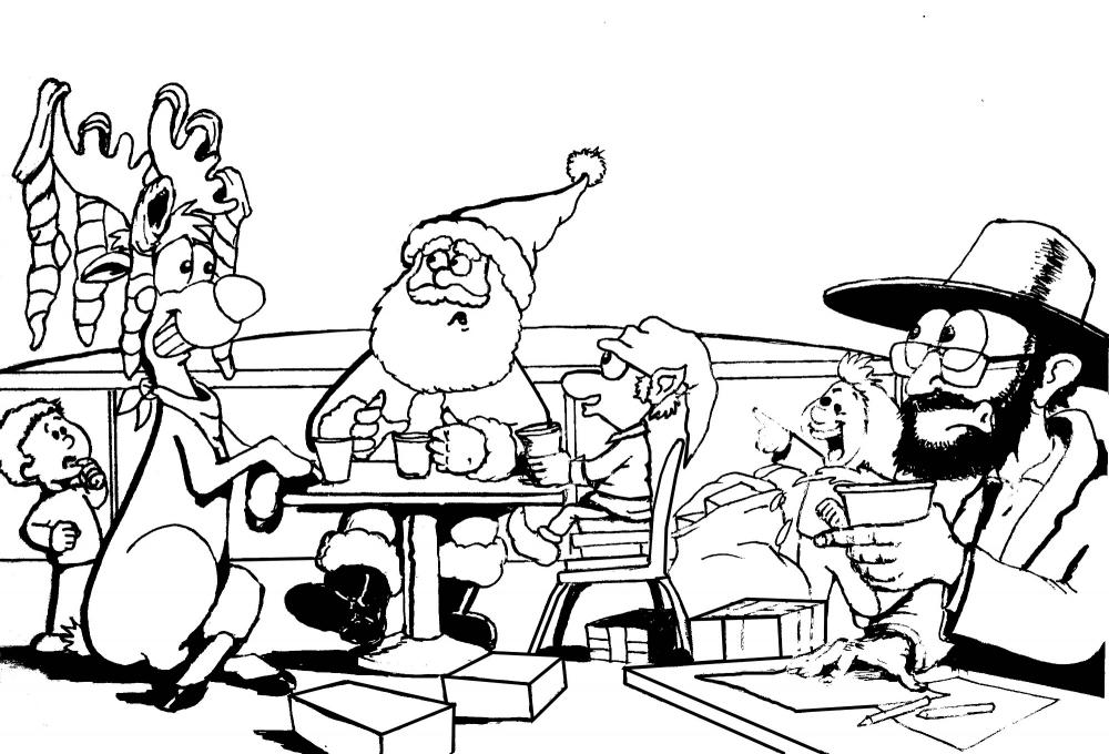 Cartoon: You Never Know Who you'll meet at the Milk Market 4