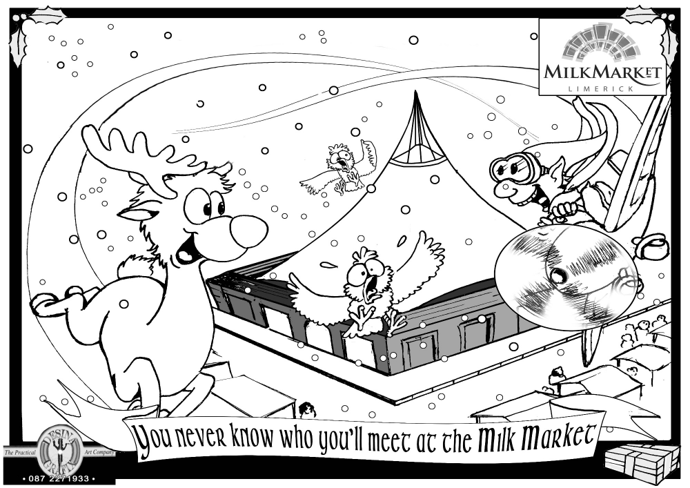 Cartoon: You Never Know Who you'll meet at the Milk Market 5